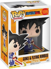 Funko Pop! Anime - Dragonball Z - Goku & Nimbus - Dragon Ball Z - Figura in Vinile da Collezione,Eta3+