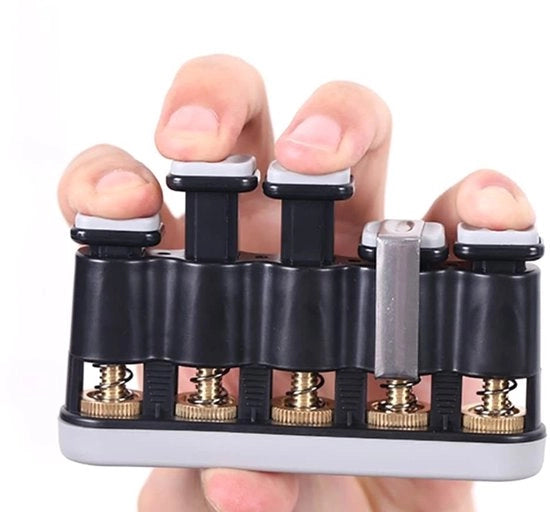 Allenatore Mano 5 Dita - Dispositivo Adattabile di Tensione 1.36-3.85 kg - Manicure - Allenatore della Linea Mandibolare - Allenamento del Digitale - Materiali di Alta Qualità - Allenatore delle Dita