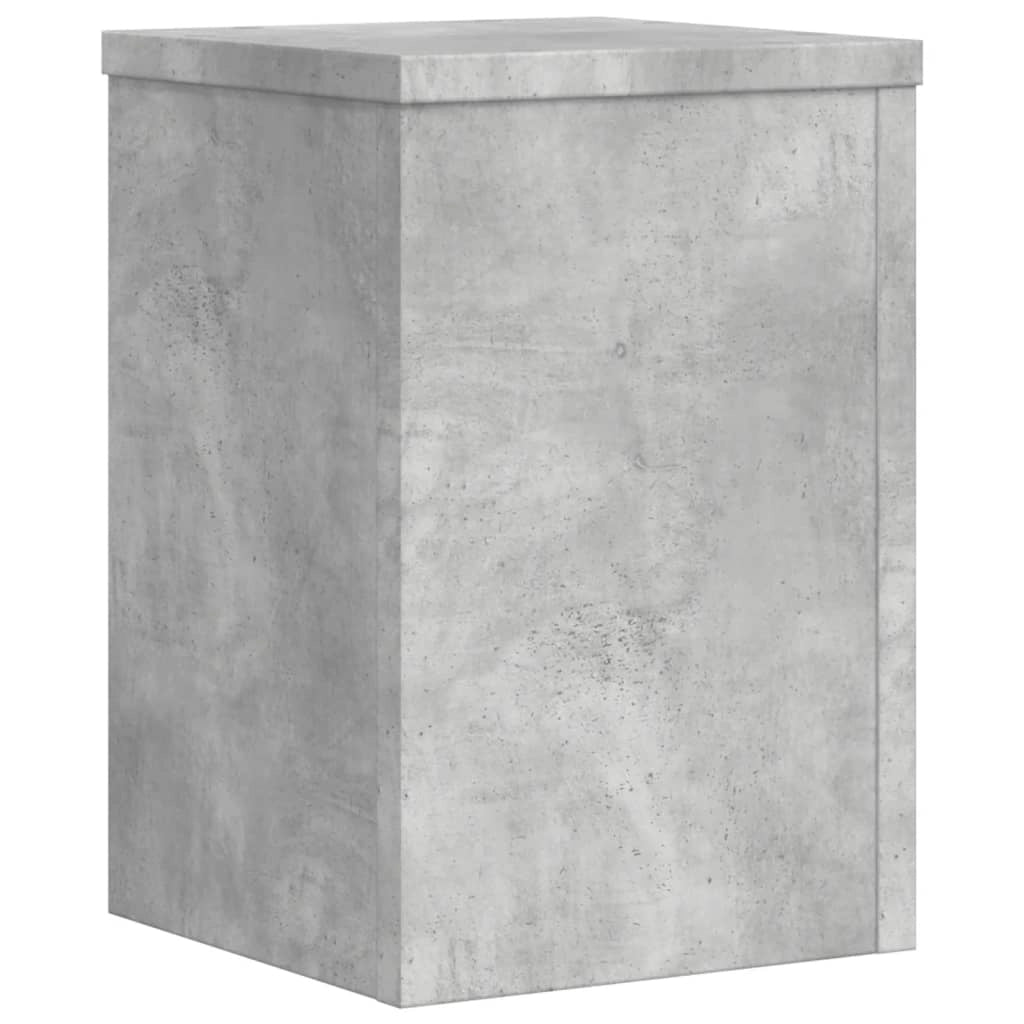 Portavasi mobili per fiori set da 2 legno ingegnerizzato grigio 02_0045329
