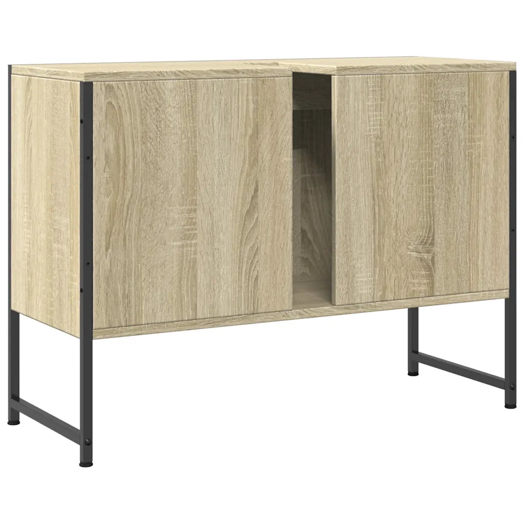 Mobile Lavabo Bagno Rovere Sonoma 60x30x60 cm Legno Multistrato 842462