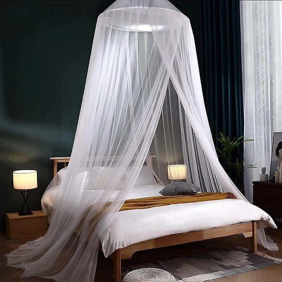 Tenda per Letto a Due Piazze - Installazione Facile - Tenda per Letto Insetti - Prevenzione di Zanzare e Insetti