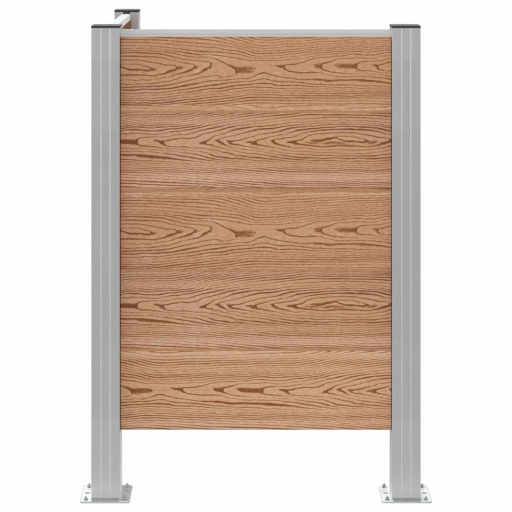 Recinzione Contenitore per Rifiuti Marrone 85 x 85 x 115 cm