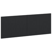 Testiera da Muro ARNHEM Nero Legno ingegnerizzato 896736