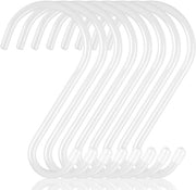 Hanger per appendere in cucina/bagno - 8 pezzi - 15 cm - acciaio inossidabile - antiscivolo - hanger pesanti