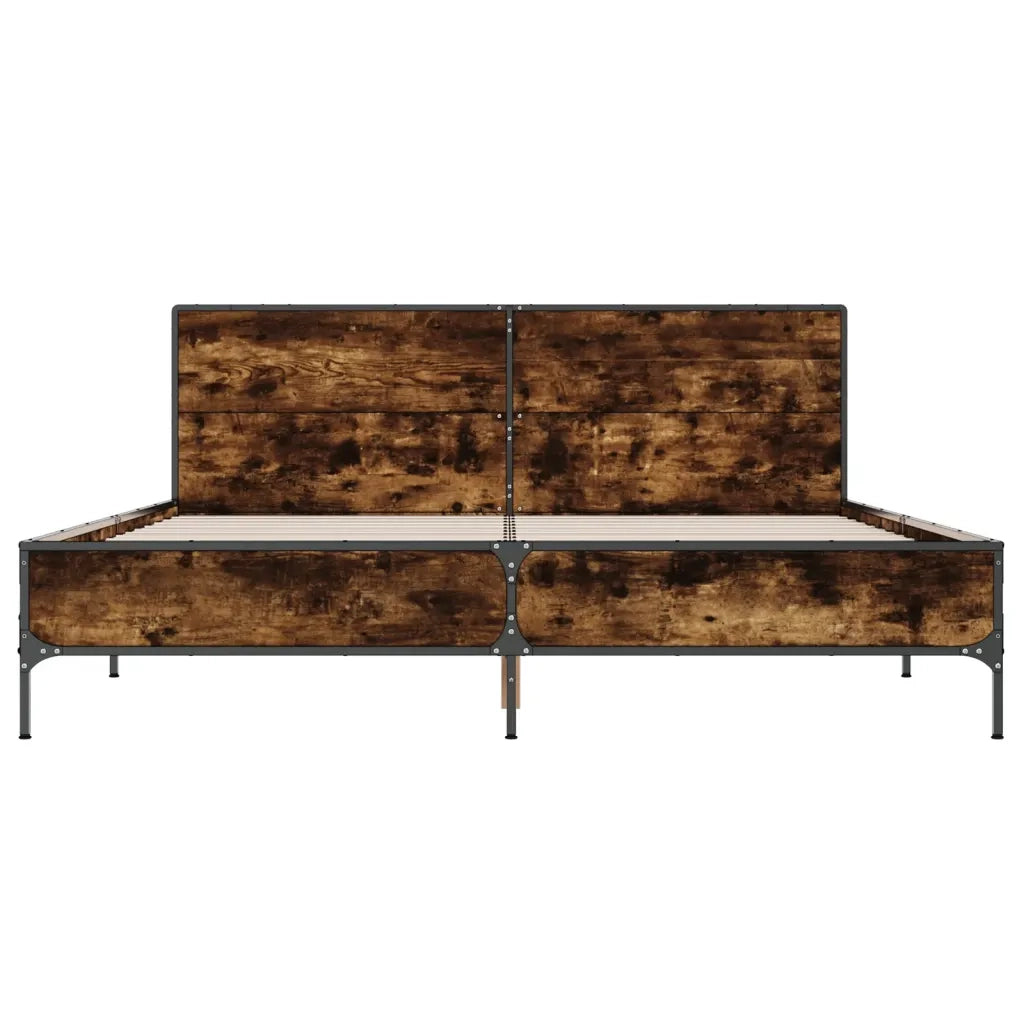 Giroletto Rovere Fumo 135x190 cm in Legno Multistrato Metallo 3280029