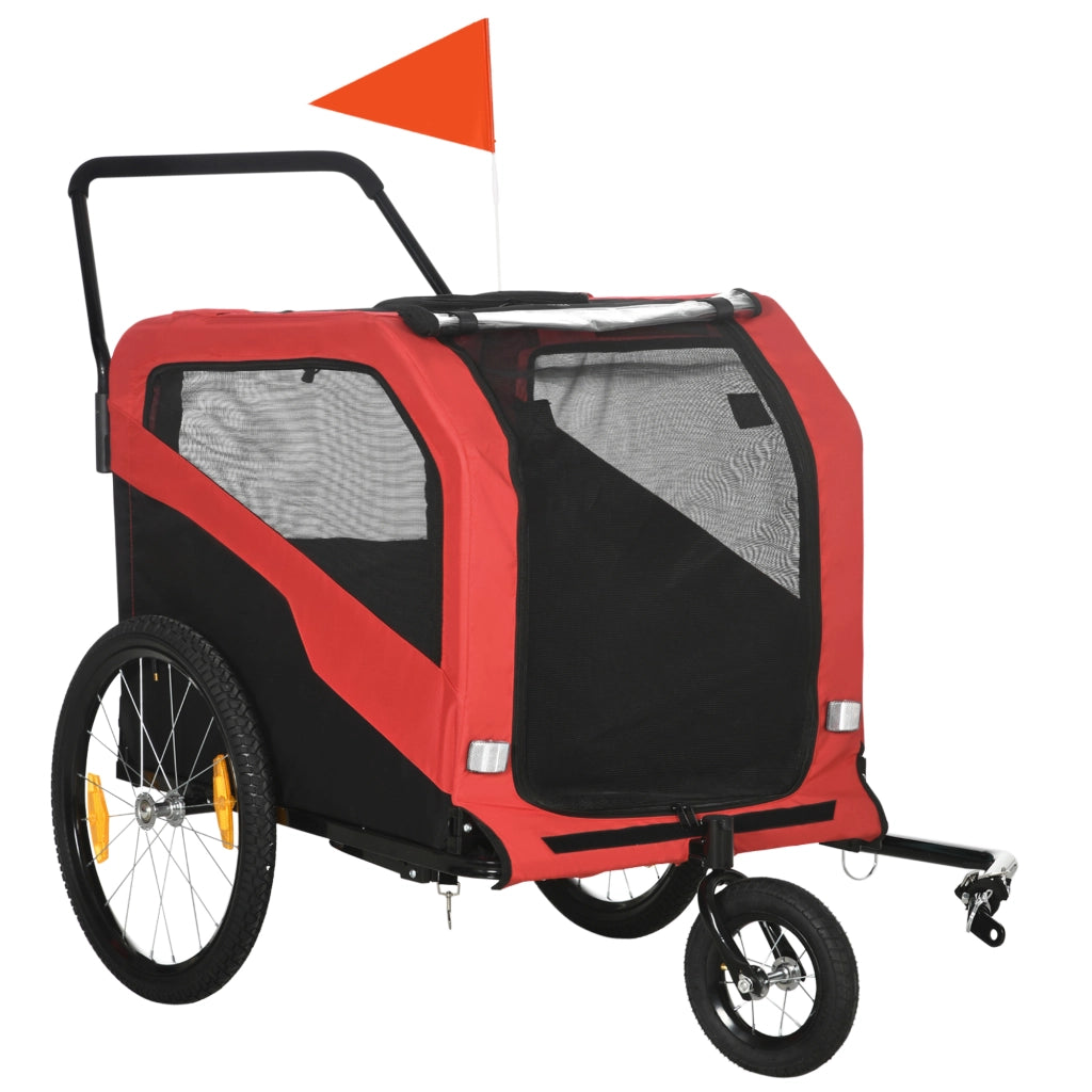 Carrello Bicicletta per Bambini ¨C zephmum ¨C Rosso 170x77x90