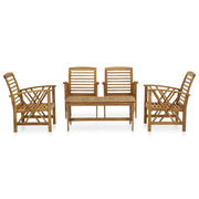 Set Divani da Giardino 5 pz in Massello di Acacia 3057986