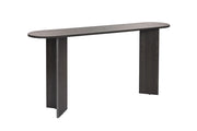 Consolle in legno "Sira" - 150 x 35 x 75 cm - Nero Chiaro