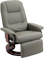 Sedia da giacenza - Pelle artificiale - Posizione da giacenza - Maniglie laterali - Supporto per gambe
