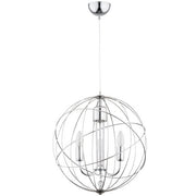 Lampada a sospensione PIKO 3xE14 cromata Alfa 62021
