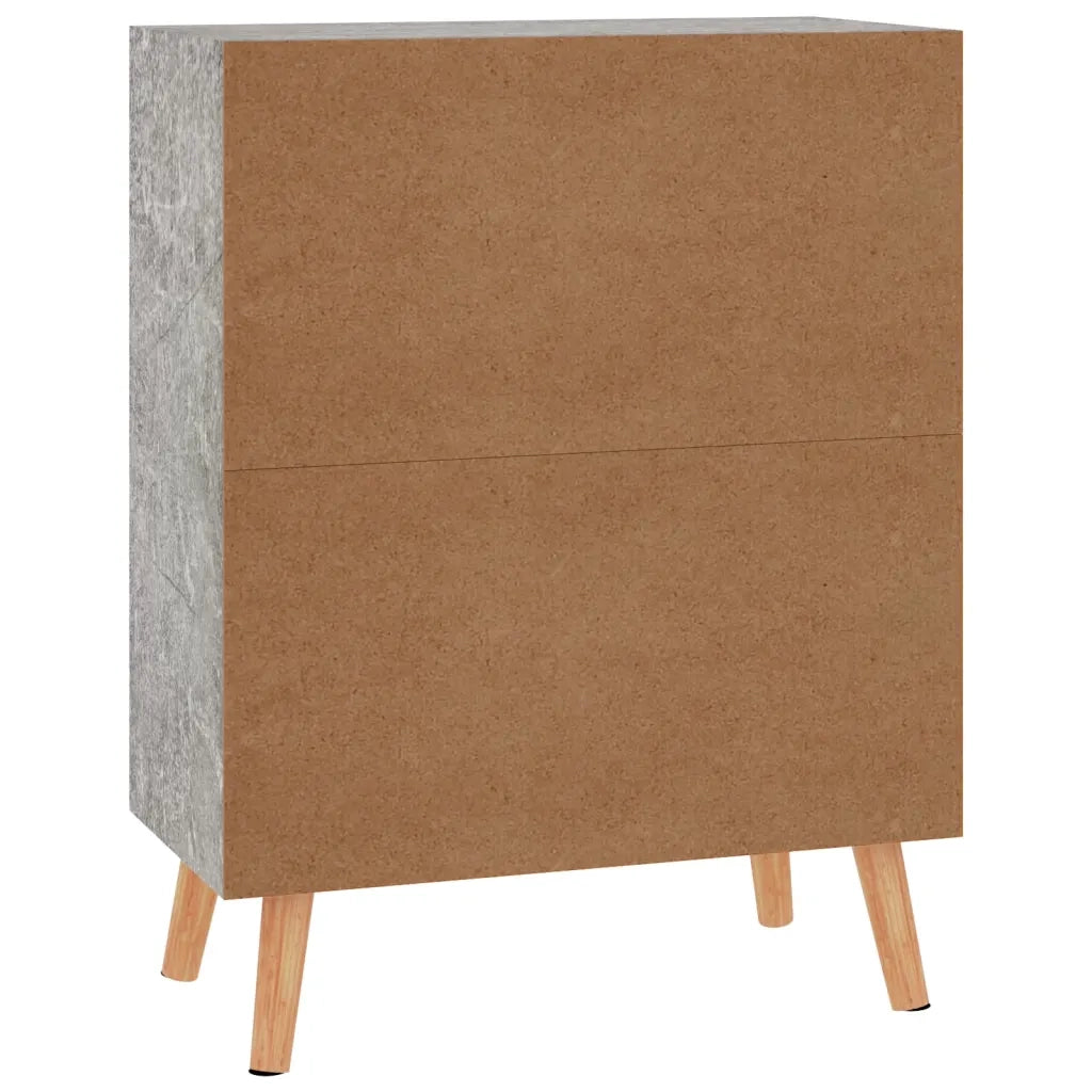 Credenza | Madia | Buffet da pranzo | Armadio da pranzo Grigio Cemento 60x30x72 cm in Legno Multistrato