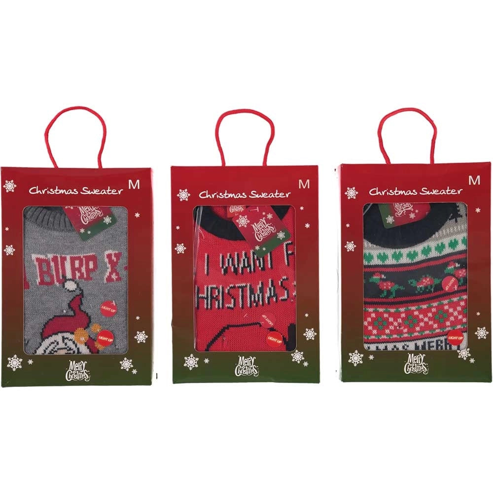 Maglione X-mas natalizia uomo Taglia M