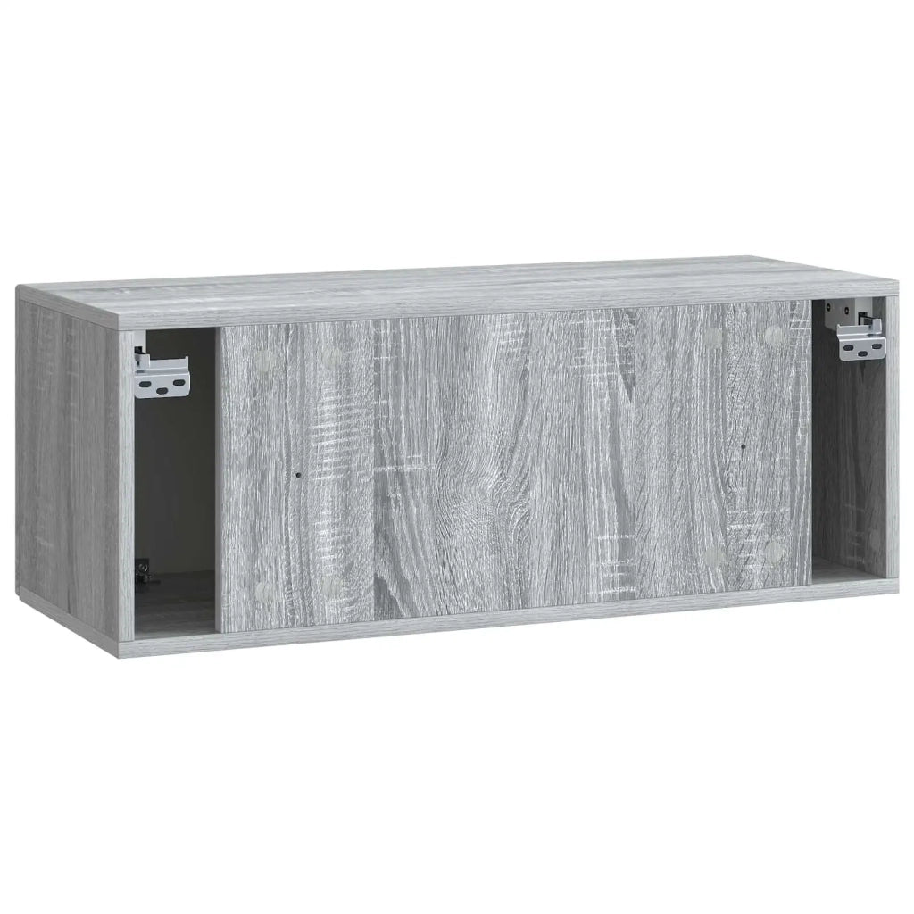 Mobile Porta TV da Muro Grigio Sonoma 78,5 x 31 x 30 cm