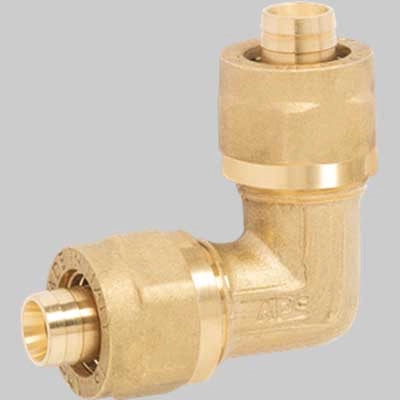 RACCORDO CURVO DOPPIO A STRINGERE APE  32 x 32     APE RACCORDERIE