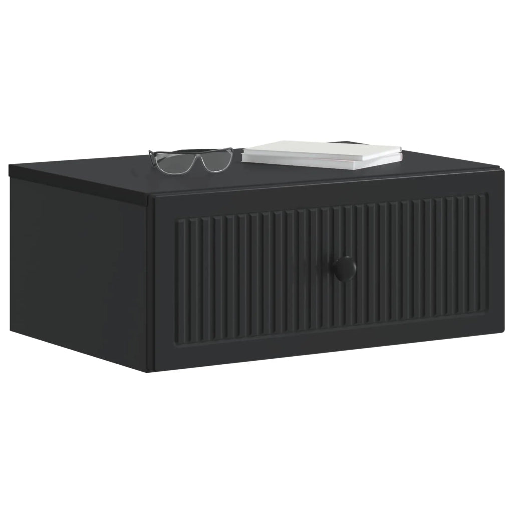 Armadio da Notte Nero 49 x 34,5 x 20 cm Legno ingegnerizzato 897937