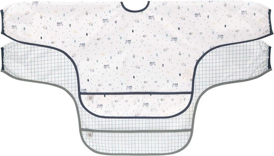 Asciugamano per bambini con maniche lunghe - Impermeabile e lavabile in lavatrice - 2 pezzi