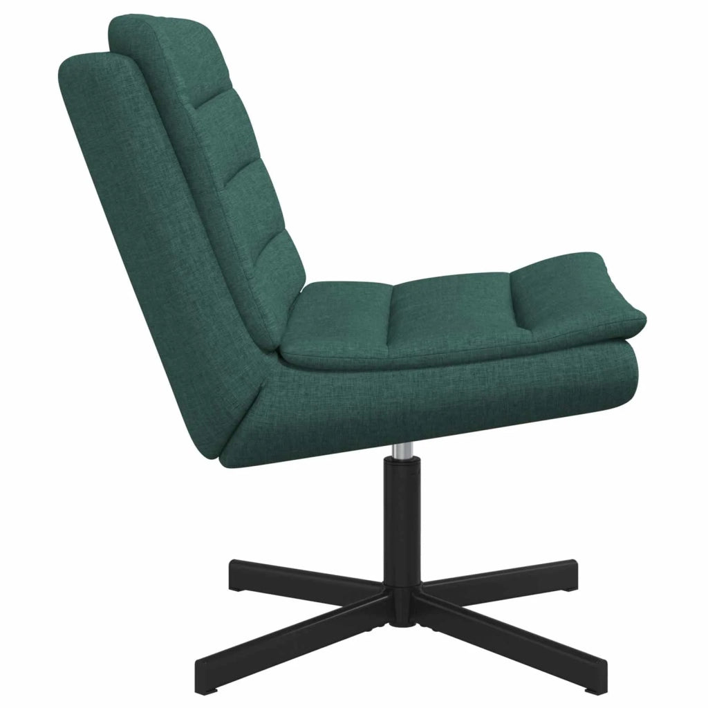Sedia girevole Verde Scuro 63 x 75 x 76 cm Tessuto 42007354