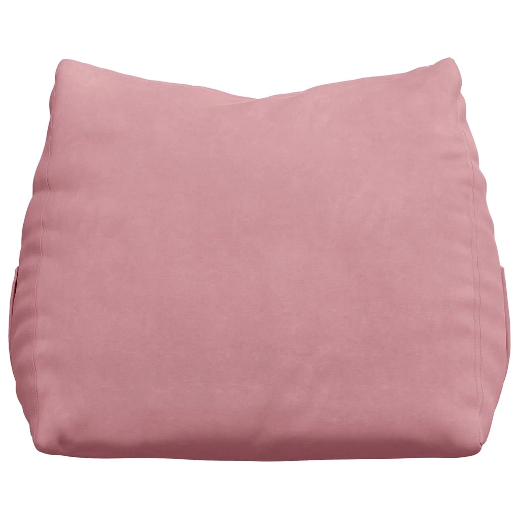 Cuscino per Schiena Rosa 60 x 20 x 50 cm Tessuto in Cords 42015052