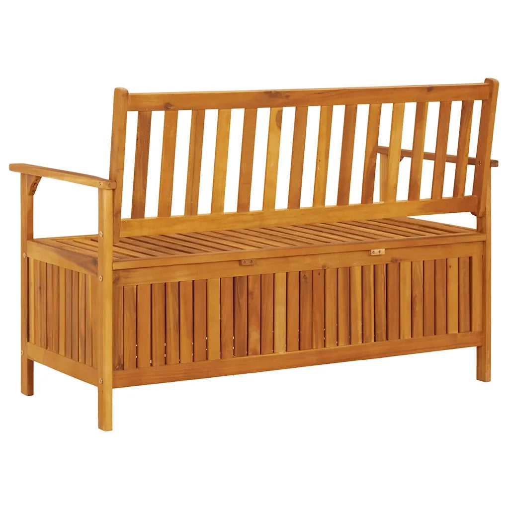 Cassapanca da Giardino 120 cm in Legno Massello di Acacia 310279