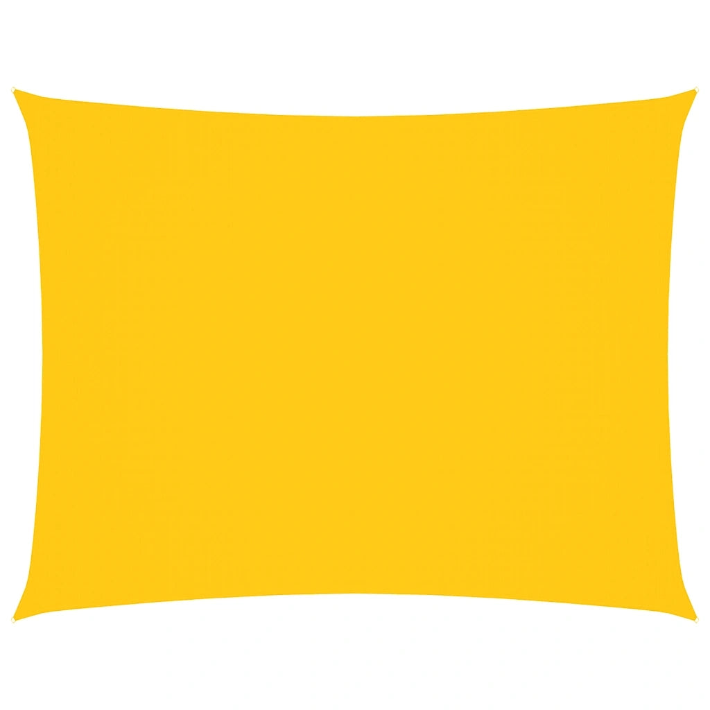 Vela Ombreggiante-Parasole a vela Oxford Rettangolare 6x8 m Giallo
