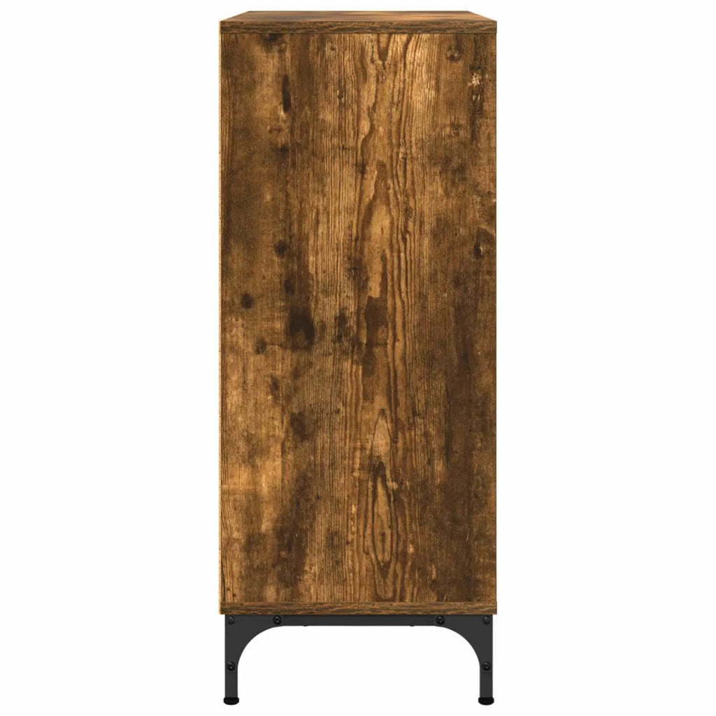 Credenza Rovere fumé 79,5 x 33 x 82 cm Legno multistrato 883439