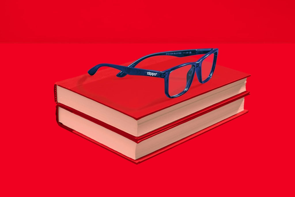 Occhiale Lettura con 2,5 G8 Blu Zippo 2 Pezzi