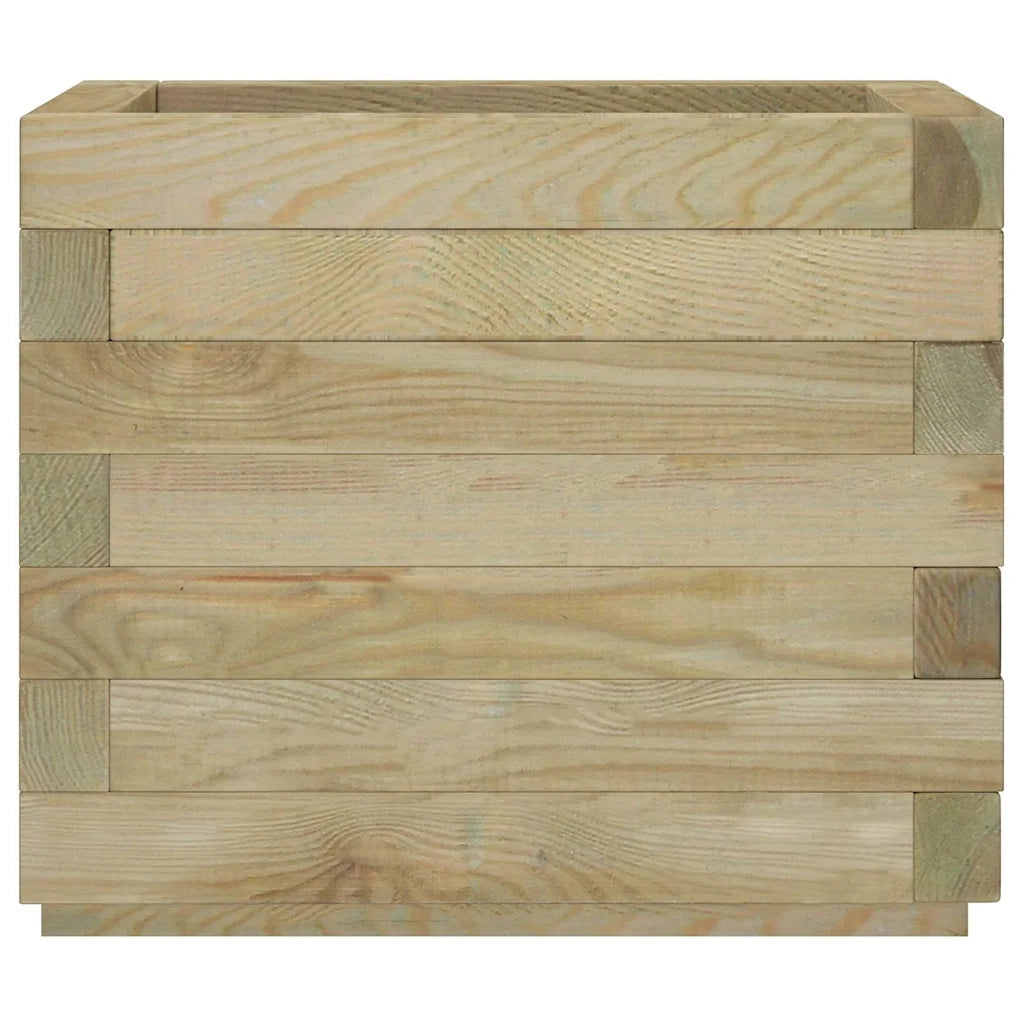 Fioriere | Cassetta per fiori | Letto Rialzato 50x50x40 cm Quadrato in Legno