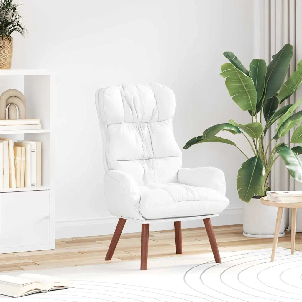 poltrona Bianco 69 x 74 x 93 cm Pelle Artificiale 42001879