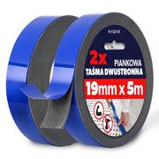 KADAX Dwustronna taśma piankowa PE 19mm x 5m P1437