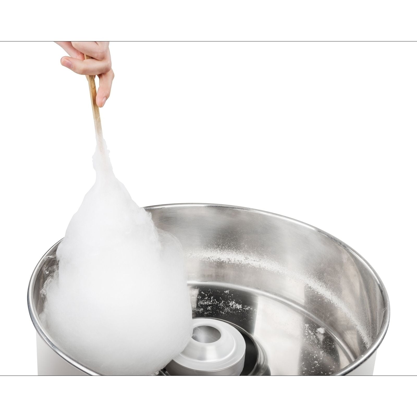 Macchina per zucchero filato professionale diametro 52 cm con carrello 3614071