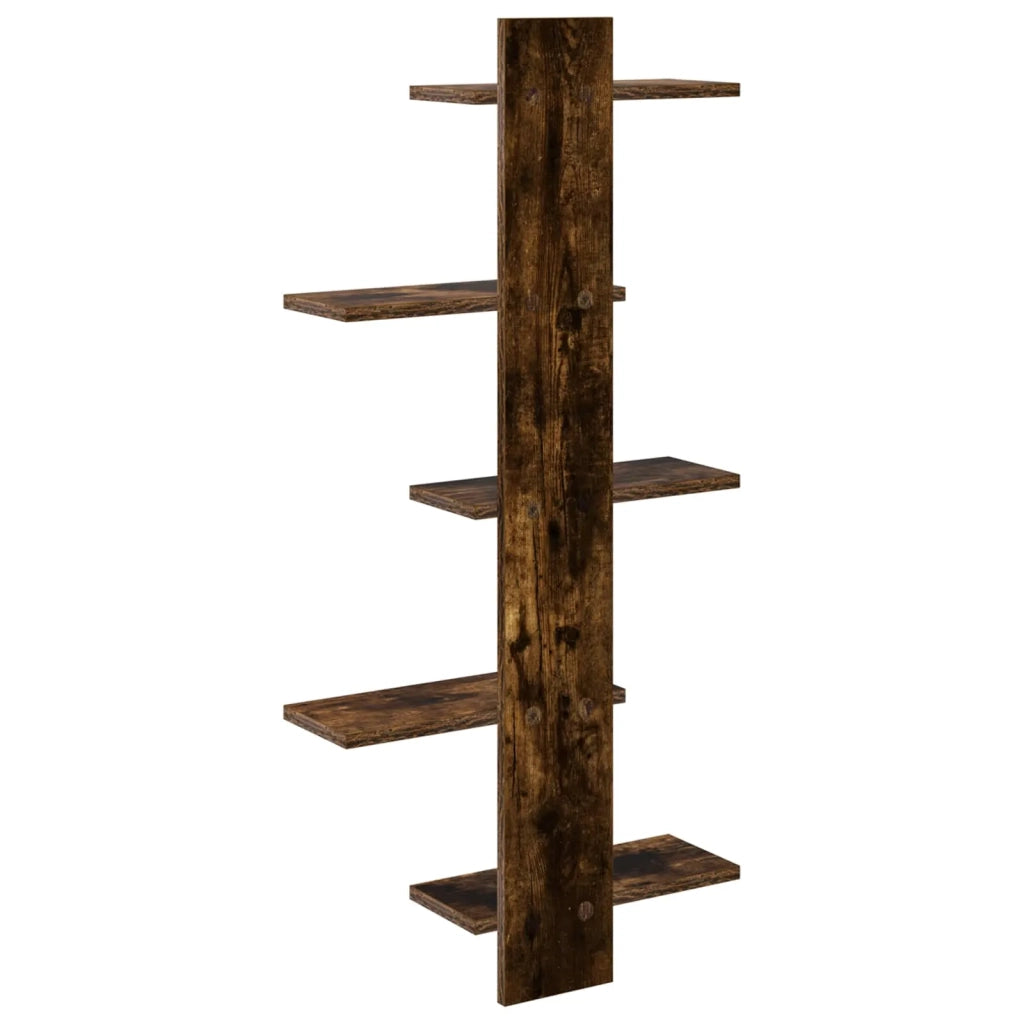 Mensola a muro flottante Rovere Fumo 48,5 x 15 x 101 cm 8012200