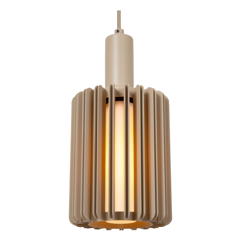 Lampadario LAMBRES 6 luci taupe E27/GU10 Lucide