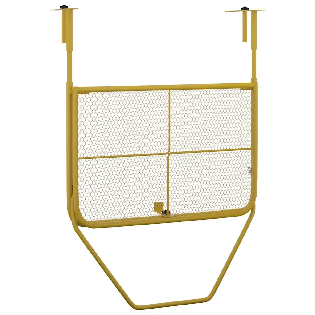 Tavolino da Giardino | Tavolo da Balcone Oro 60x40 cm in Acciaio