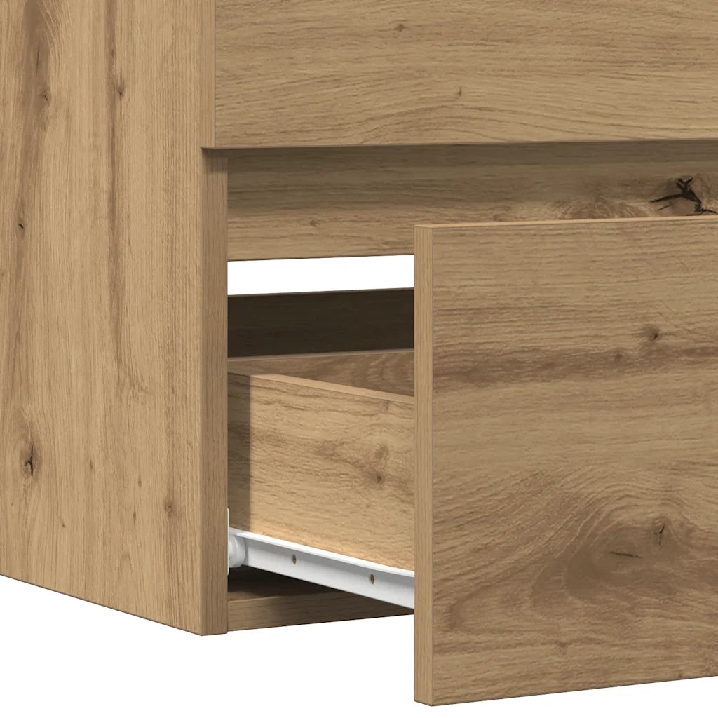 Mobile Lavabo Rovere Artigianale 100x38,5x45 cm Multistrato