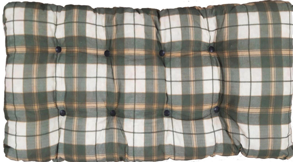 CUSCINO IMBOTTITO VERDE PER RICAMBIO POLTRONA RELAX COMODONA IN LEGNO