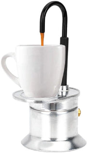 Mini Moka per Cucina a Fuoco - 1 Tazza Espresso - Portatile