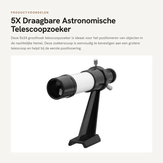 Ottimizzatore astronomico portatile 5X per la posizionamento