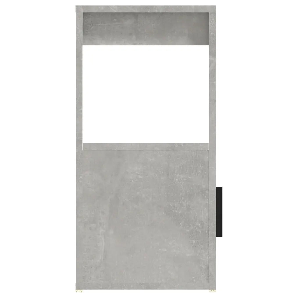 Credenza-Buffet-Armadio da cucina Grigio Cemento 80x30x60 cm in Legno Multistrato