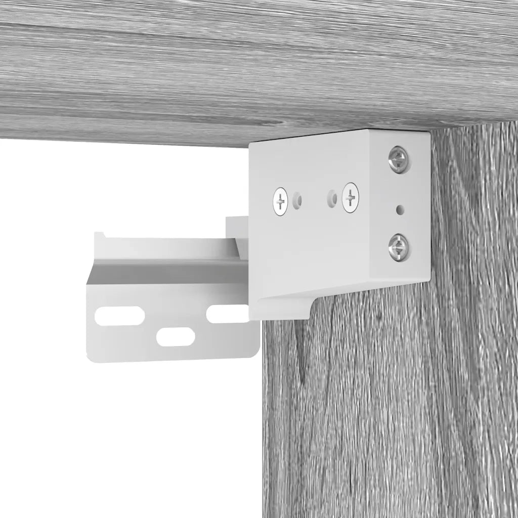 Pensili per Garage 2 pz Grigio Sonoma in Legno Multistrato CFW1758543