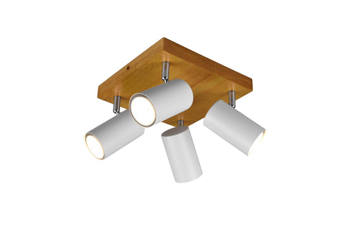 Spot da Interno a Led in Metallo Bianco Opaco