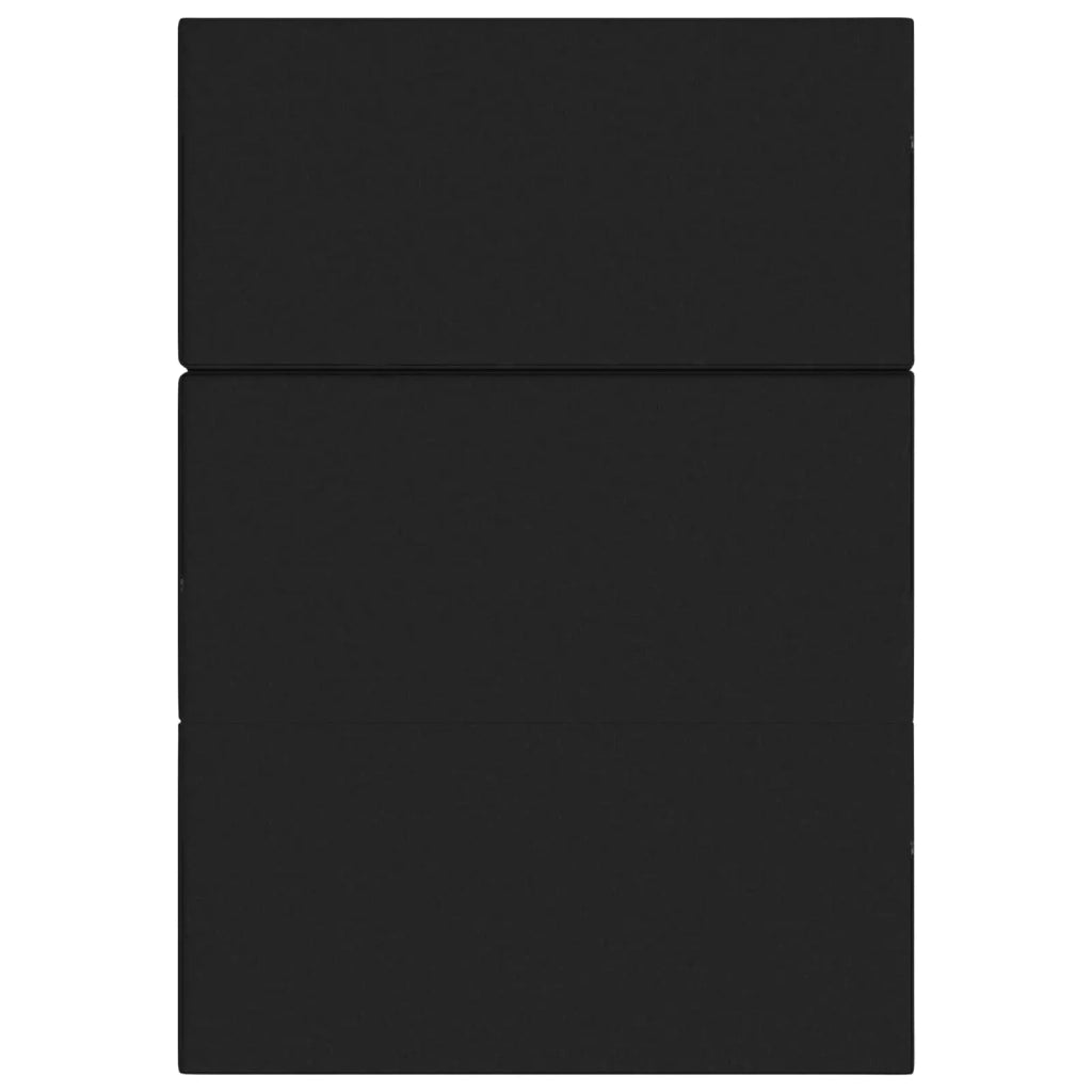 Divano Letto Pieghevole 120 x 67 x 45 cm Nero 900210
