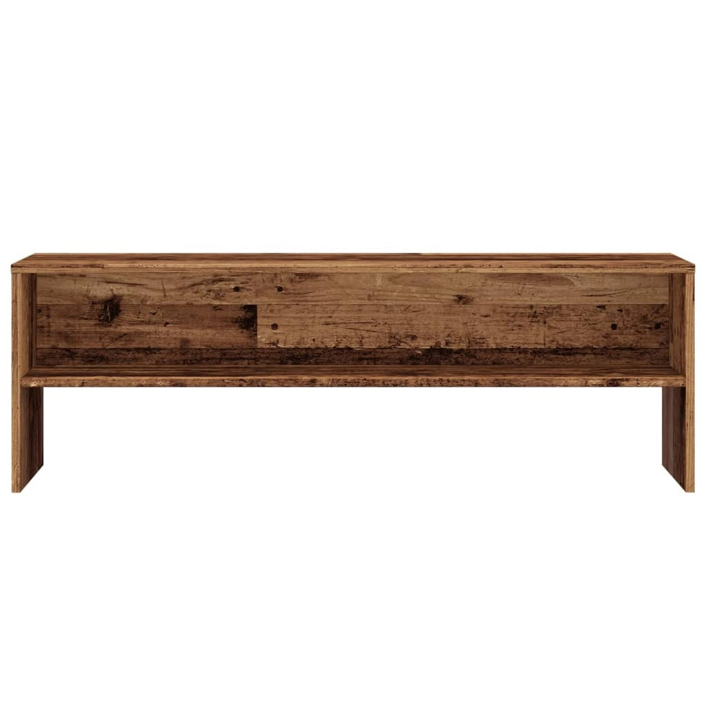 Mobile TV multimediale scaffale TV mobile TV sala da pranzo soggiorno camera da letto legno invecchiato 120 x 40 x 40 cm legno ingegnerizzato marrone 02_0028503