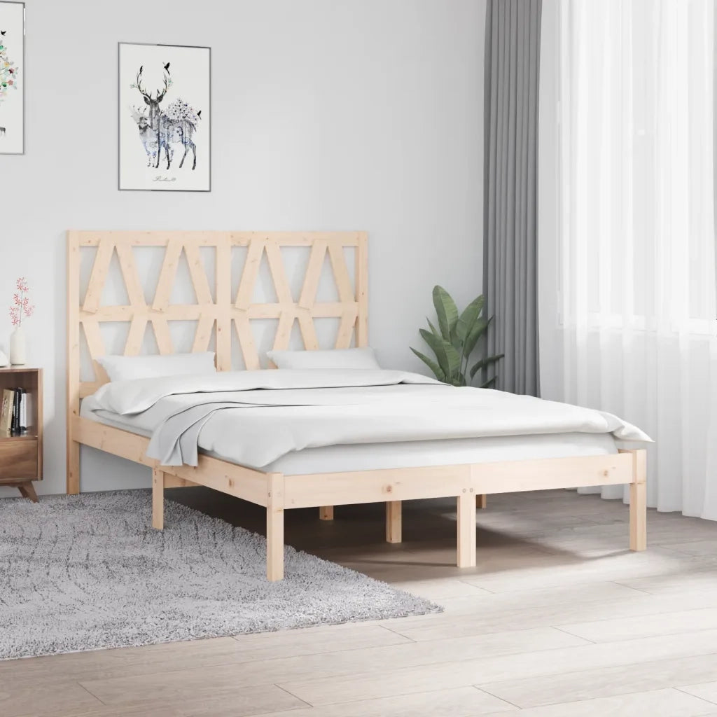 Giroletto-Struttura Letto in Legno Massello di Pino 120x200 cm 145474