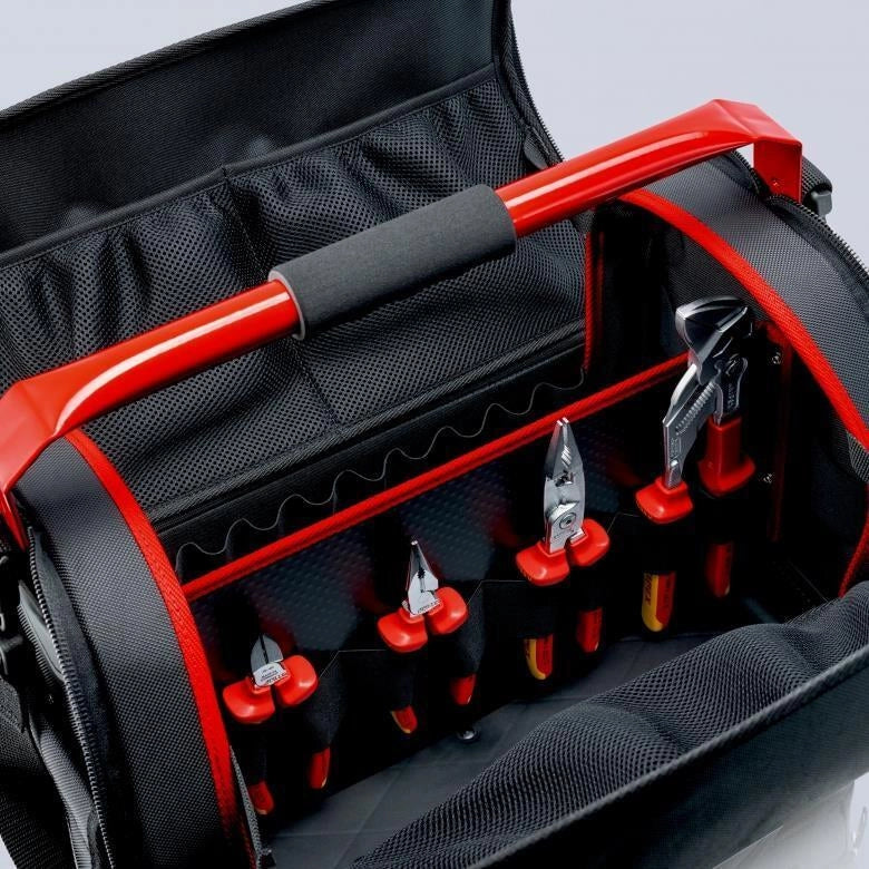 Knipex 00 21 08 LE cassetta per attrezzi Nero, Rosso Poliestere