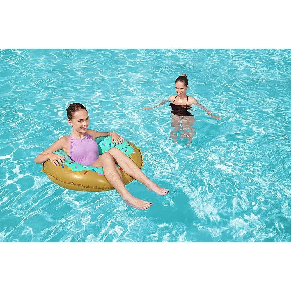 Trade Shop - Salvagente Ciambella Gonfiabile Fashion 91 Cm Donut Dolce Per Mare Piscina 36300 -