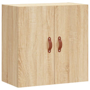 Mobile contenitore a parete pratico stile moderno 60 x 31 x 60 cm legno composito rovere Sonoma 02_0048787