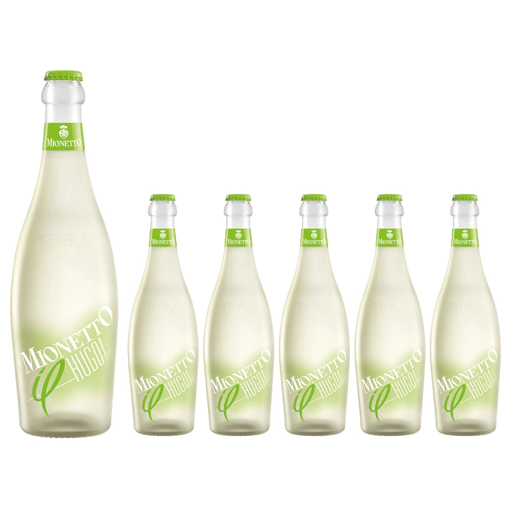 Mionetto il hugo aperitivo alcolico 6 bottiglie da 0.75 litri