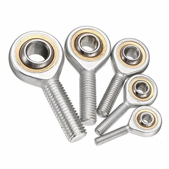 M5-M12 Connessione con Cavo Esterno - Connessione Testa con Cavo Destro - Boccola di Bronzo - M8 - Duraturo e Affidabile - Adatto per Diversi ..