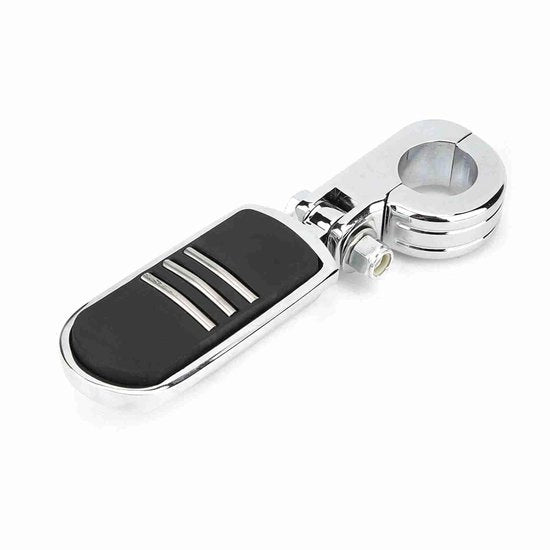 Supporti per motocicletta in alluminio - Disegno a cromatura - Lega di alluminio CNC - Supporto a gomito - GoldWing GL1500/GL1800 - Duraturo - Installazione semplice - Supporti per motocicletta