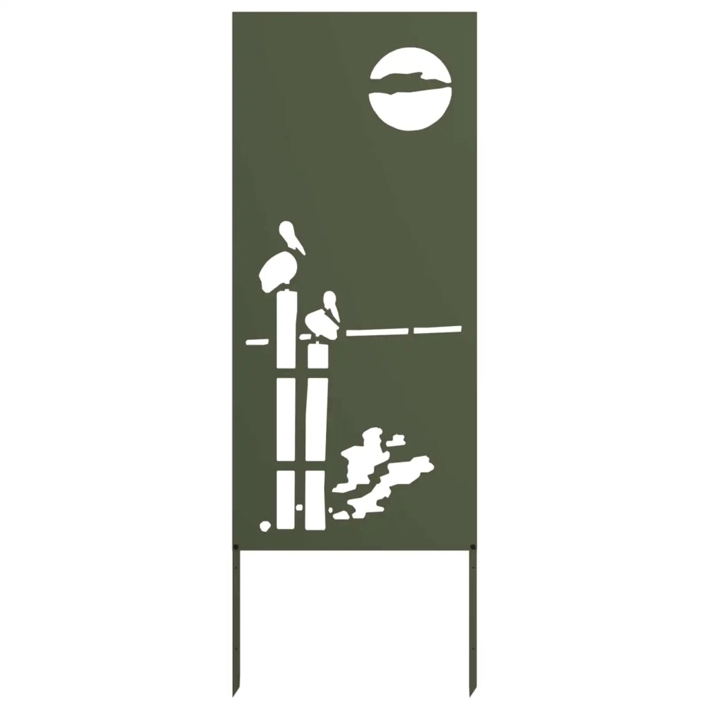 Schermo per privacy in giardino Oliver verde 50 x 140 cm 876318